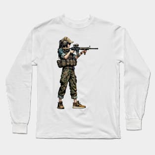 Tactical Girl Long Sleeve T-Shirt